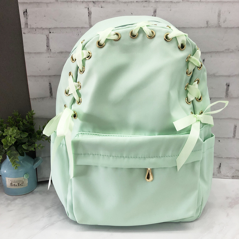 

Рюкзак с лентами Cute Bow 37 x 25,5 x 12,5 см Мятный