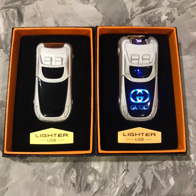 

Зажигалка Usb 2-Й Импульс 41563 Серебро + Уровень Заряда