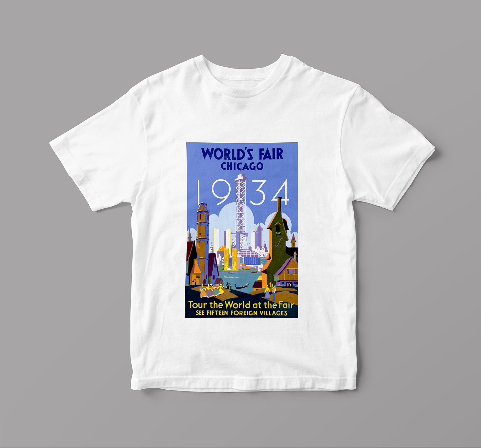 

Футболка Artel FWomen «Мировая выставка в Чикаго, 1934 г.» XL