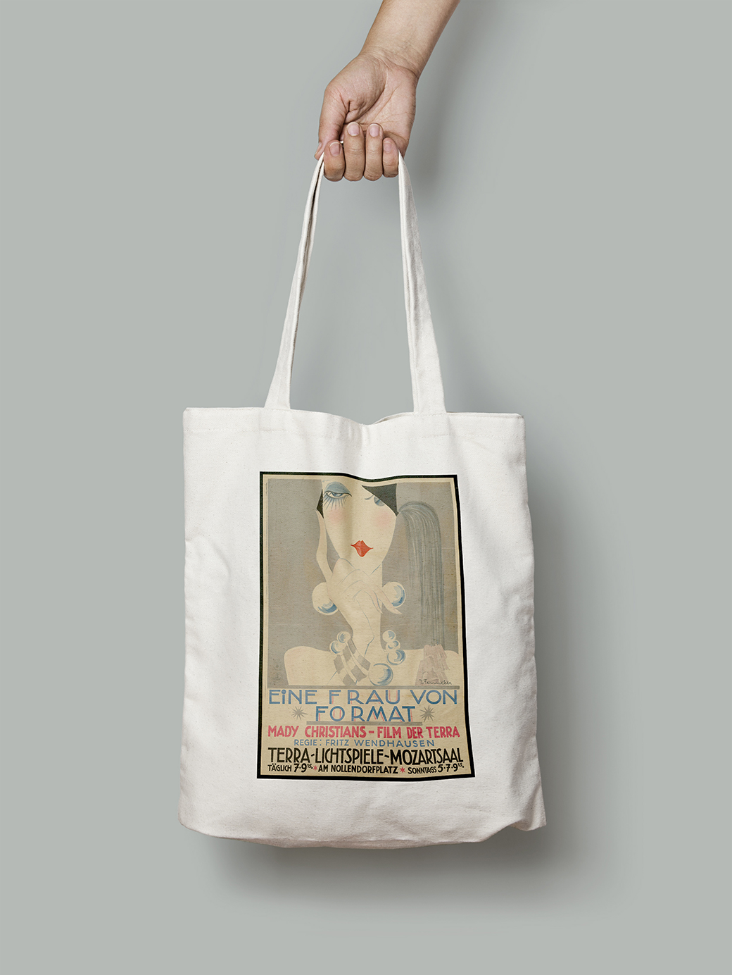 

Эко-сумка Artel «Eine Frau von Format», 1928. Режиссёр Фриц Вендхаузен, художник Йозеф Феннекер