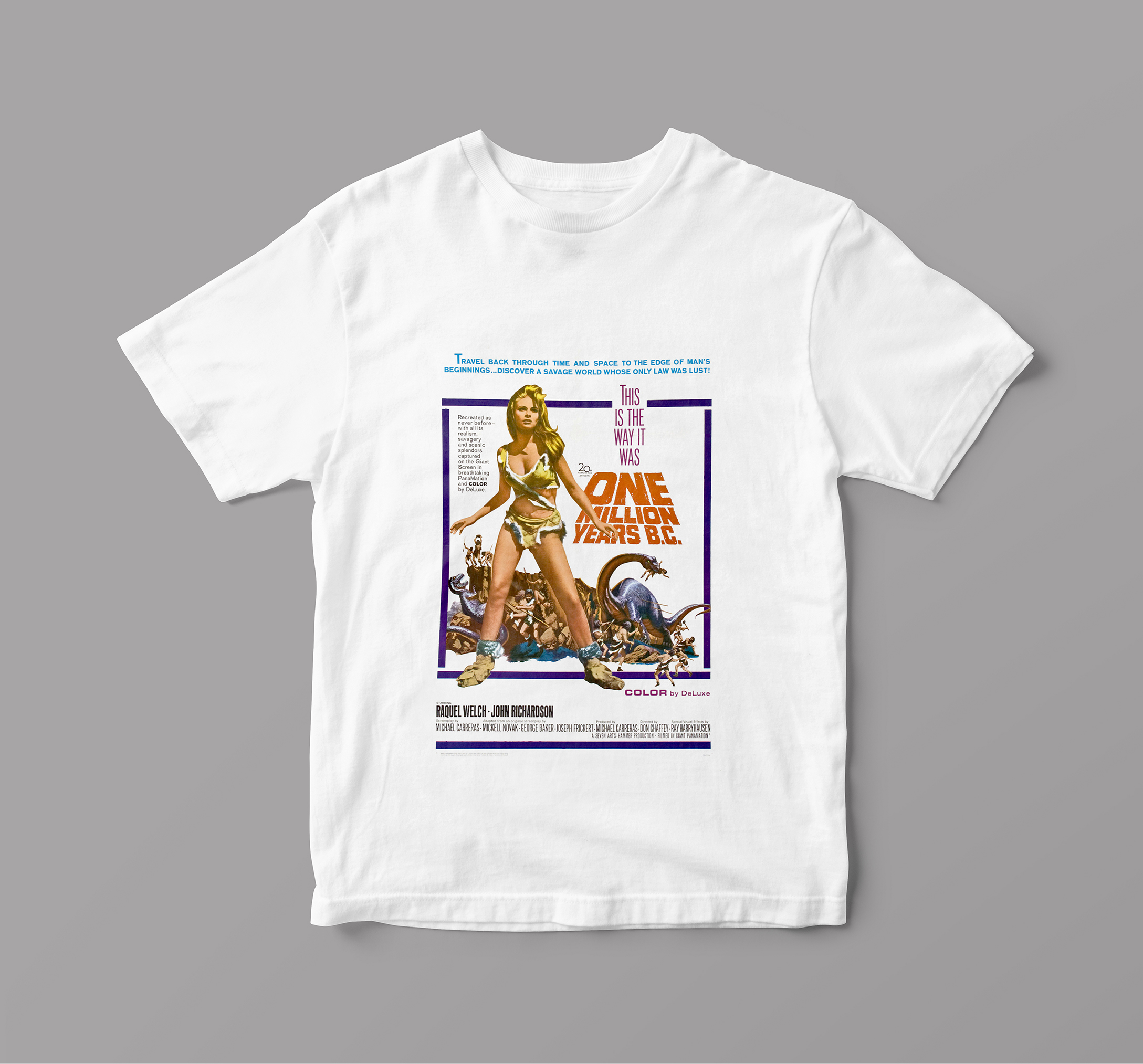 

Футболка Artel FWomen «Миллион лет до нашей эры», 1966. Режиссёр Дон Чеффи S