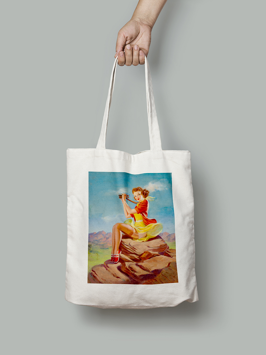 

Эко-сумка Artel «Девушка с биноклем. Арт Фрам»