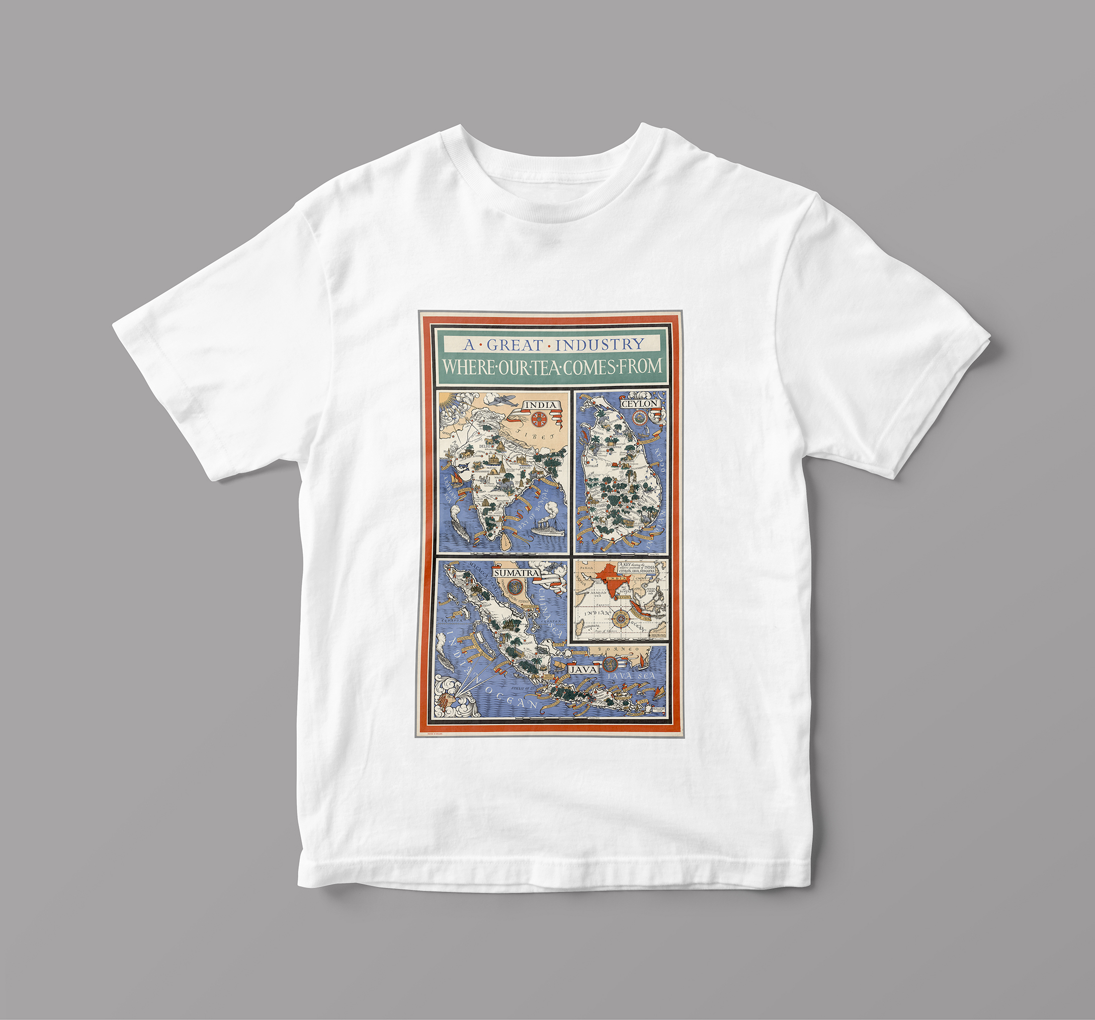 

Футболка Artel FMan «Великая индустрия. Откуда берется наш чай» S