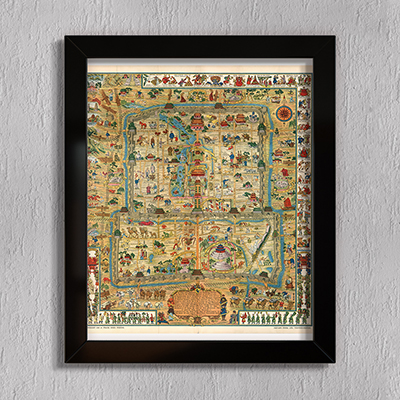 

Принт на стекле Artel «Карта и история Пекина» 46 x 36см