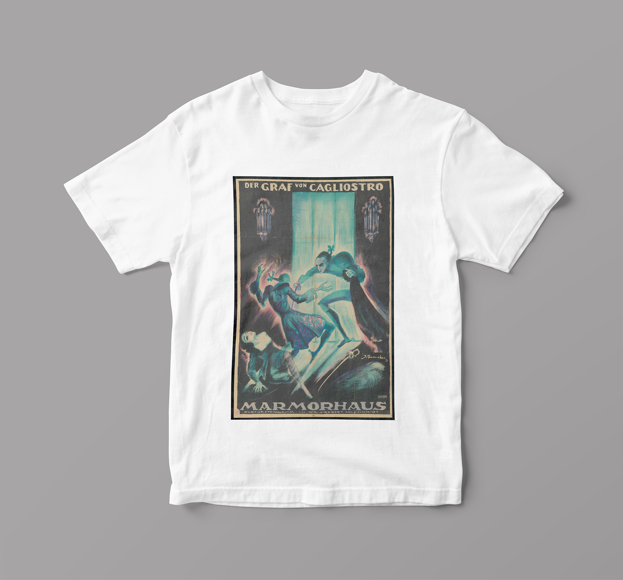 

Футболка Artel FMan «Граф фон Калиостро», 1920. Режиссёр Райнхольд Шюнцель L
