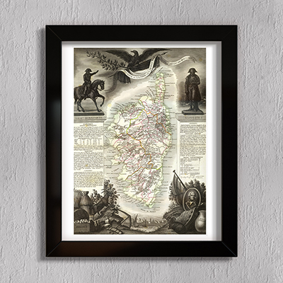 

Принт на стекле Artel «Республика Лакорз Во Франции 1769 империя Франкатс 1804-1819 гг.» 50 x 40см