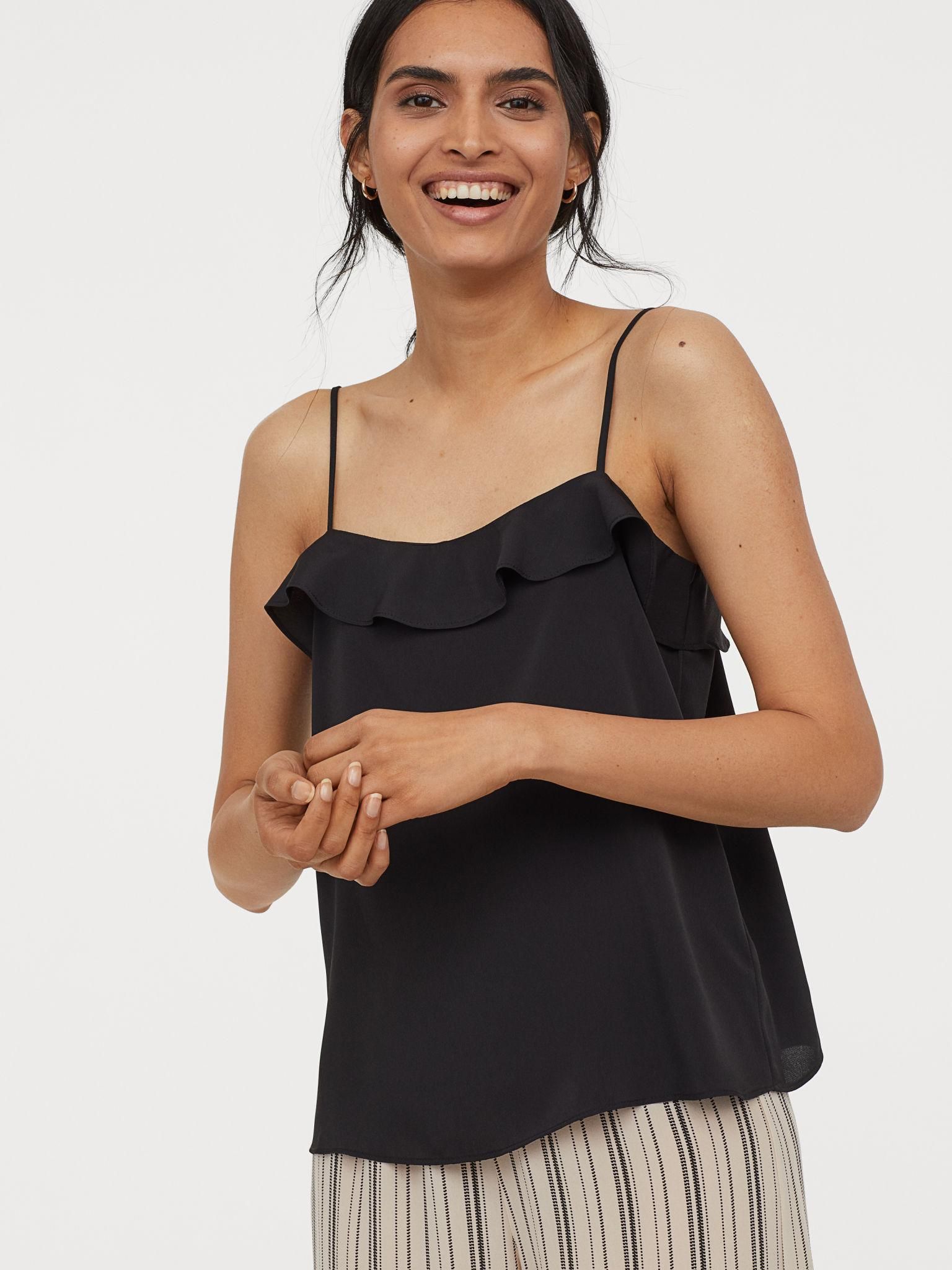 

Топ H&M 7372600-AAAD 34 Черный