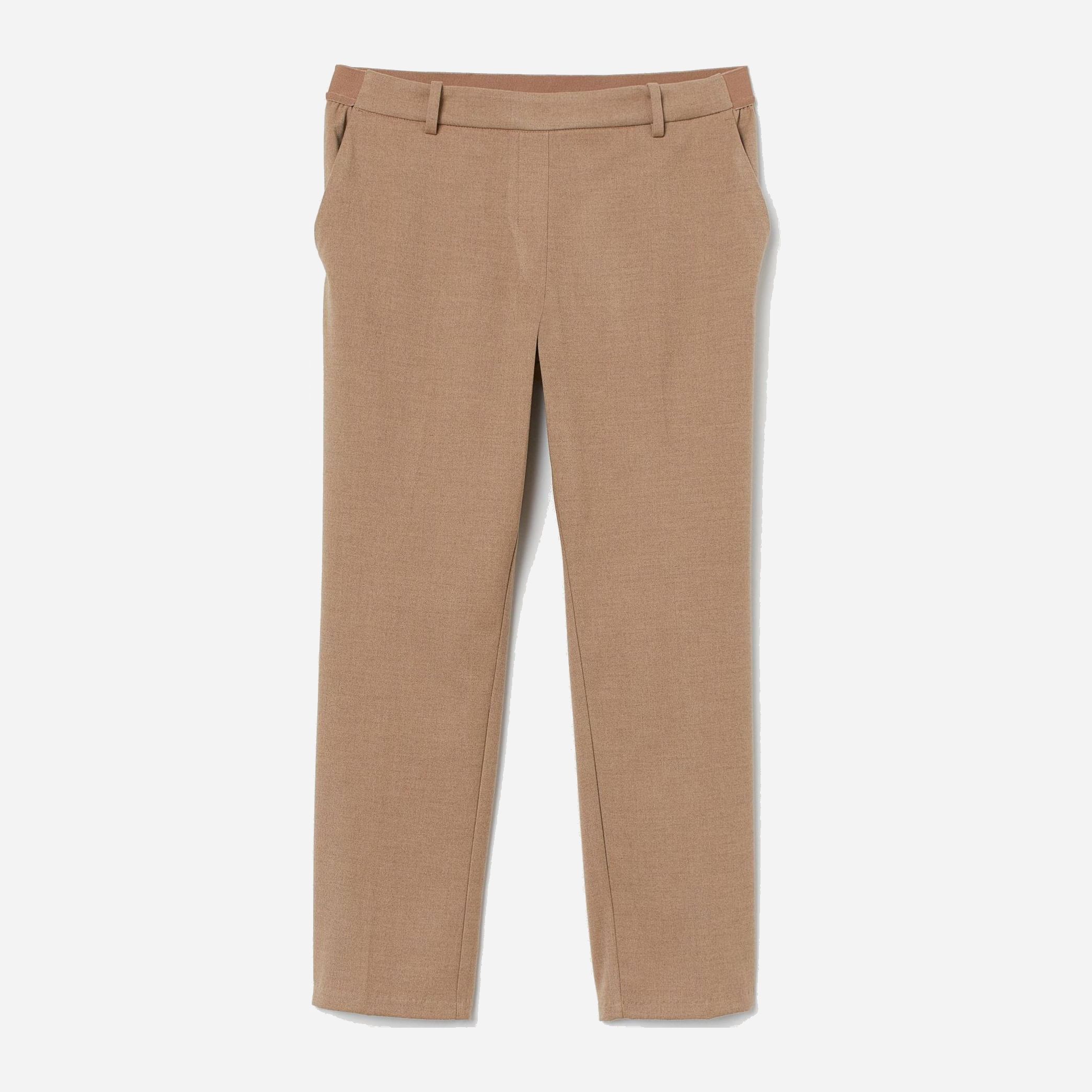 

Брюки H&M 1106-7978920 2XL Темно-бежевые