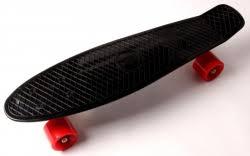 

Пенниборд Nickel 27" Black матовые колеса легкий прочный пени борд
