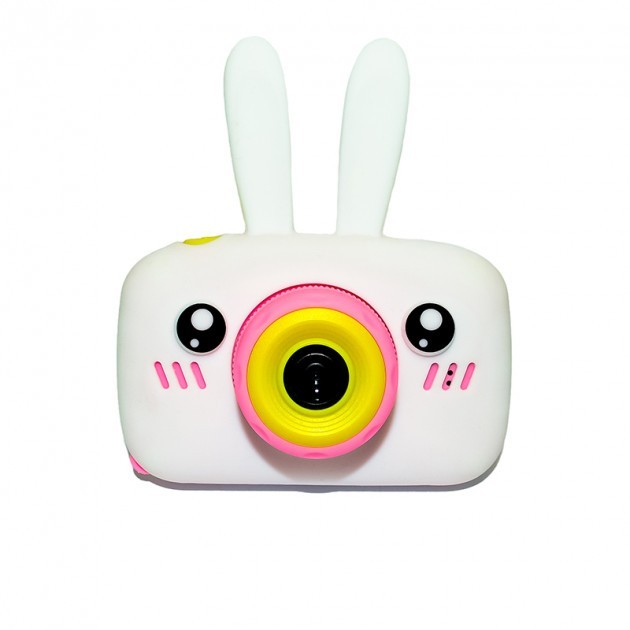 

Детский цифровой фотоаппарат Children's fun Camera Белый зайчик
