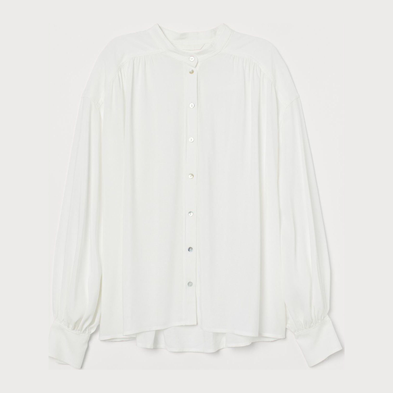 

Блузка H&M 806-8063730  Белая, Блузка H&M 806-8063730 40 Белая