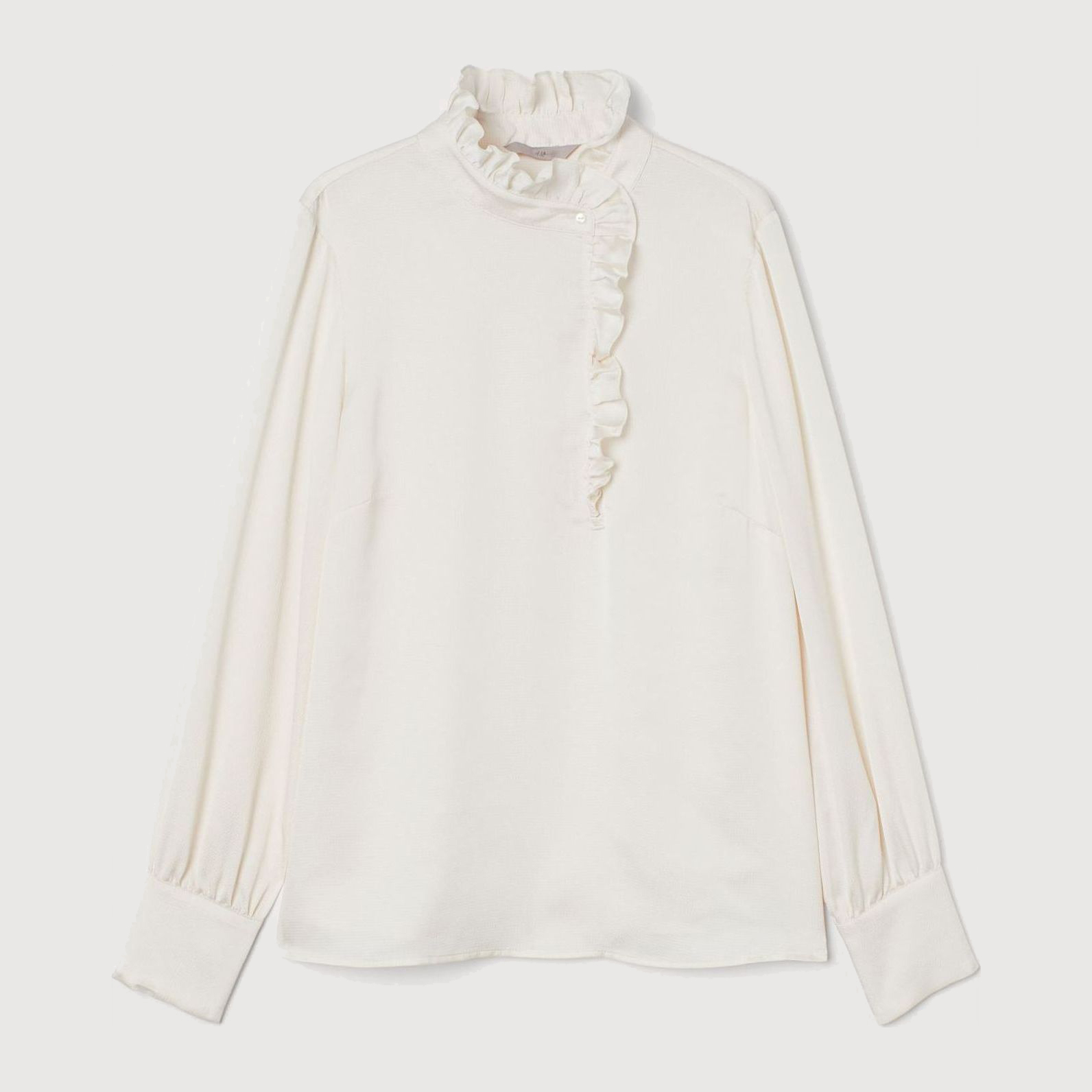 

Блузка H&M 806-9039512  Молочная, Блузка H&M 806-9039512 L Молочная