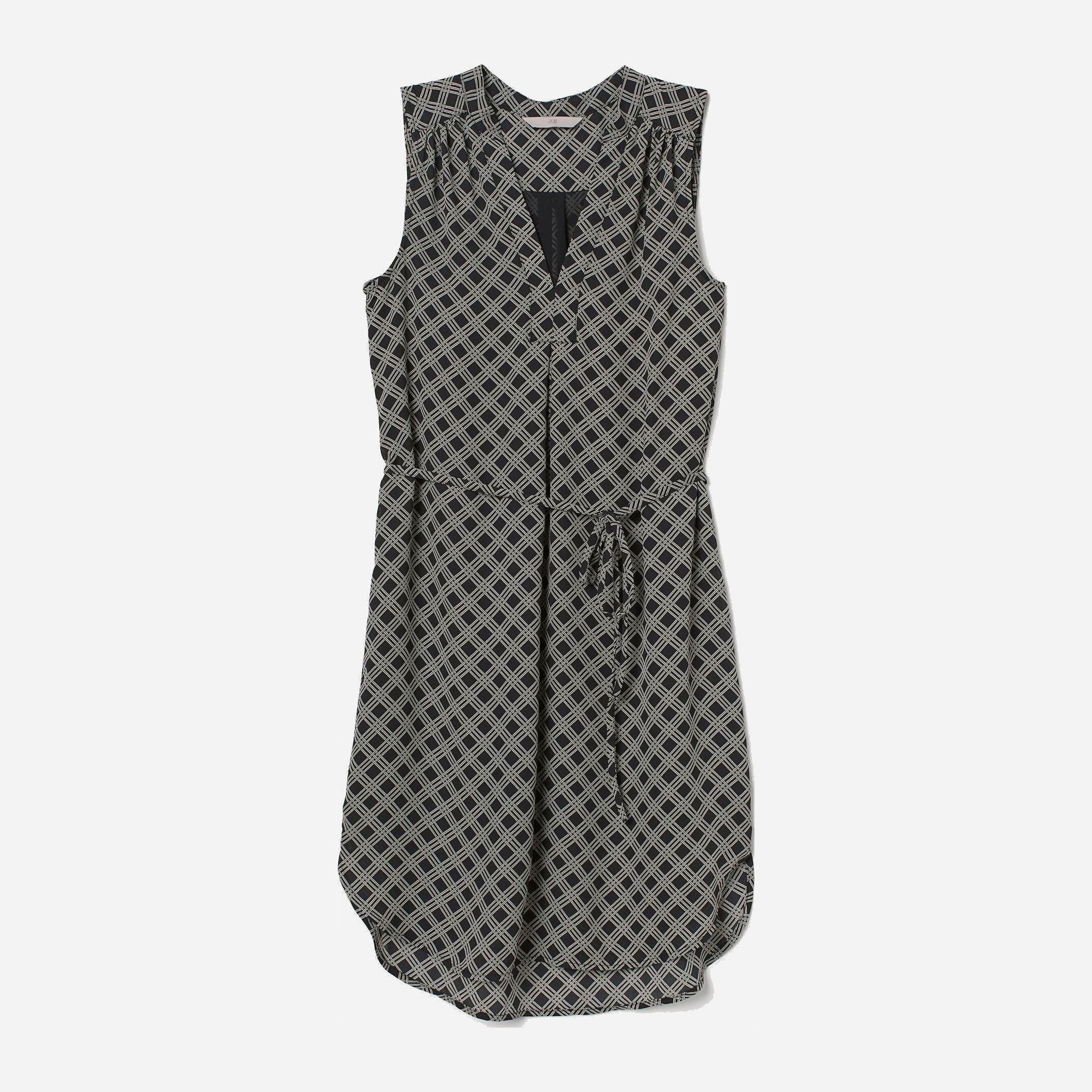 

Сарафан H&M 906-625358  Белый с черным, Сарафан H&M 906-625358 36 Белый с черным