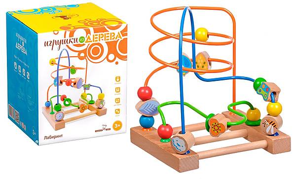 

Логика Лабиринт 3 Мир деревянных игрушек (Д072)