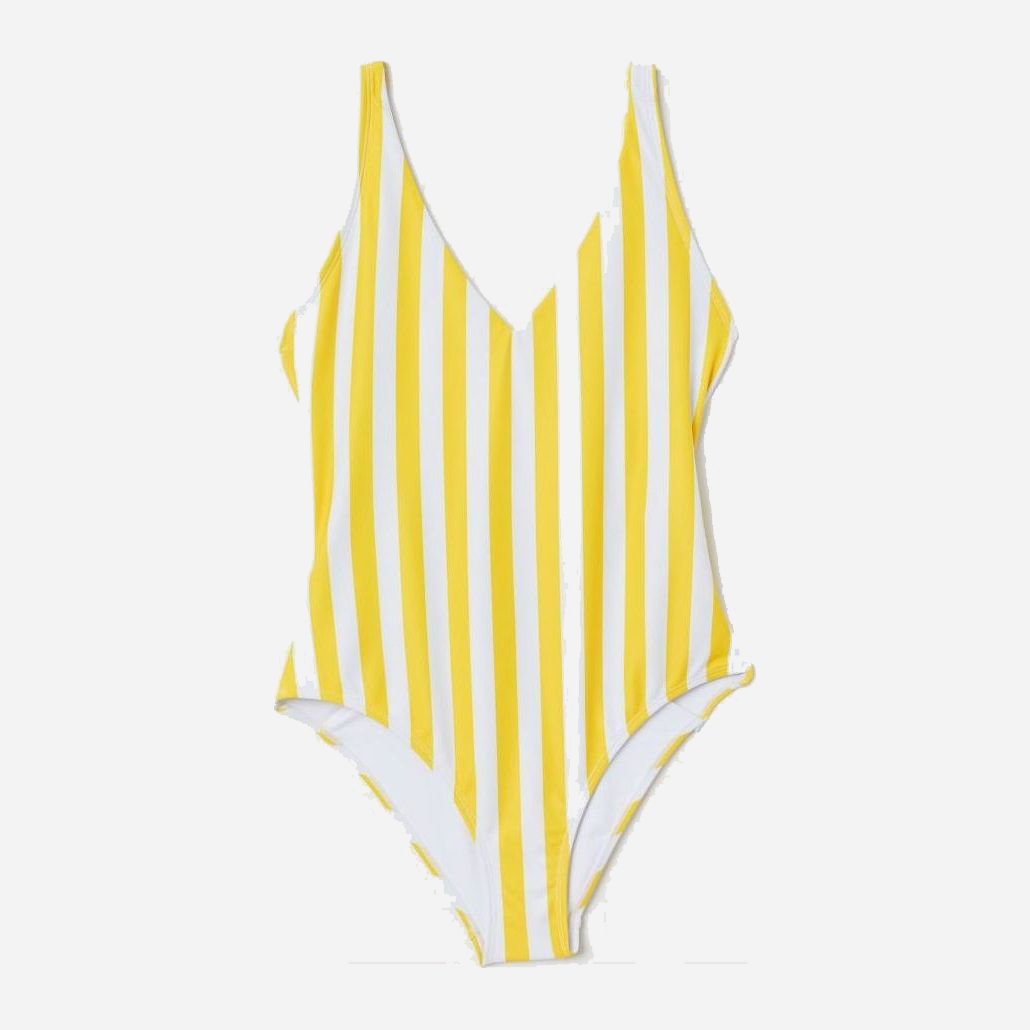 

Купальник слитный женский H&M 06-0735338-001 40 Белый (СА2000001849576)