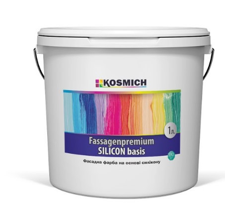 

Фасадная краска на основе силикона KOSMICH Fassagenpremium Silikon basis (1 л)