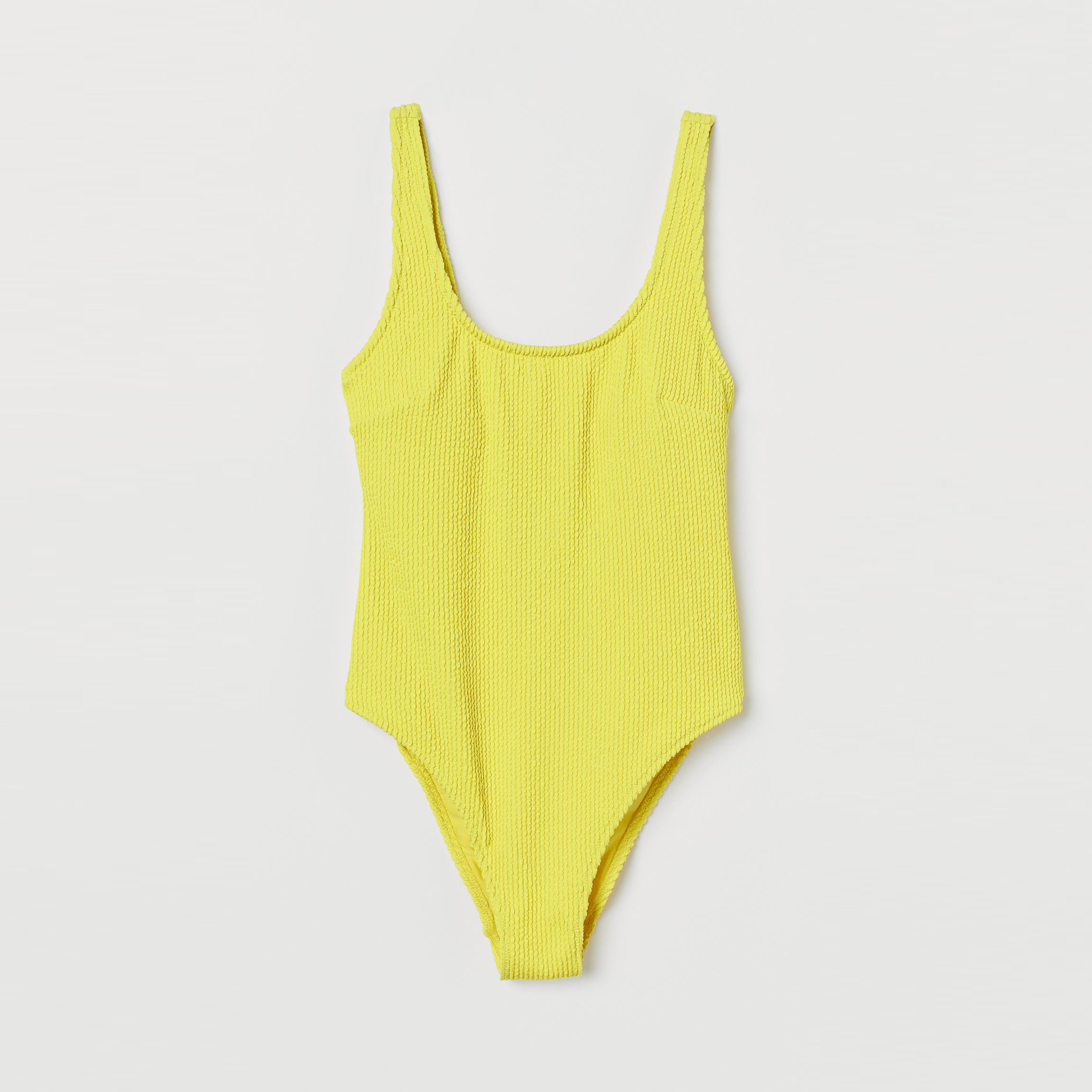 

Купальник слитный женский H&M 0811899002 40 Неоновый желтый