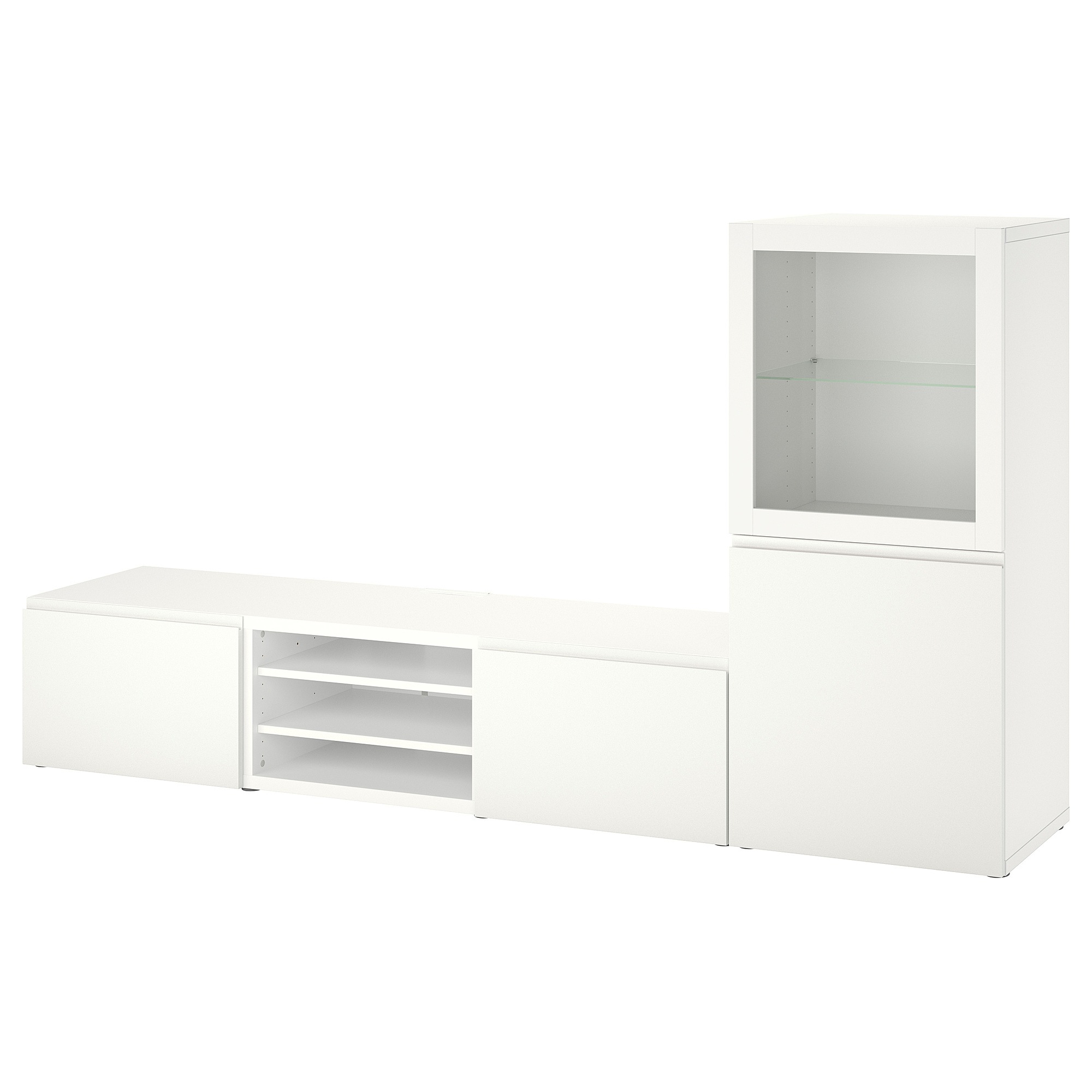 

Шкаф для ТВ IKEA БЕСТО вестервикен белое прозрачное стекло 994.217.23