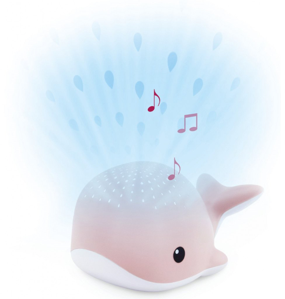 Акція на Ночник-проектор Zazu Wally Кит со звуками океана и колыбельными Розовый (ZA-WALLY-03) (703625108112) від Rozetka UA