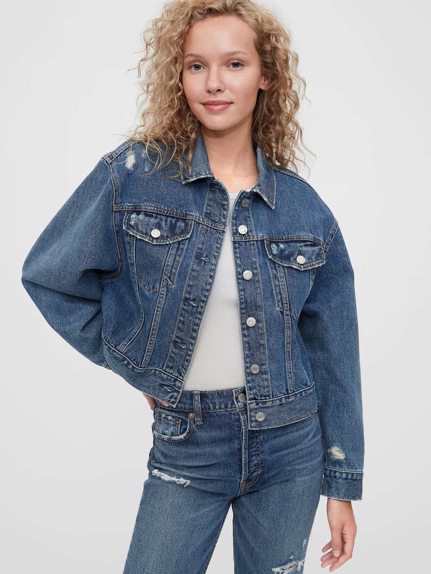 

Джинсовая кутка GAP 607005683  Синяя, Джинсовая кутка GAP 607005683 XS Синяя