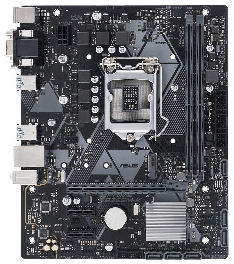 

Материнська плата Asus Prime B365M-K (s1151, Intel B365) mATX (6470836)