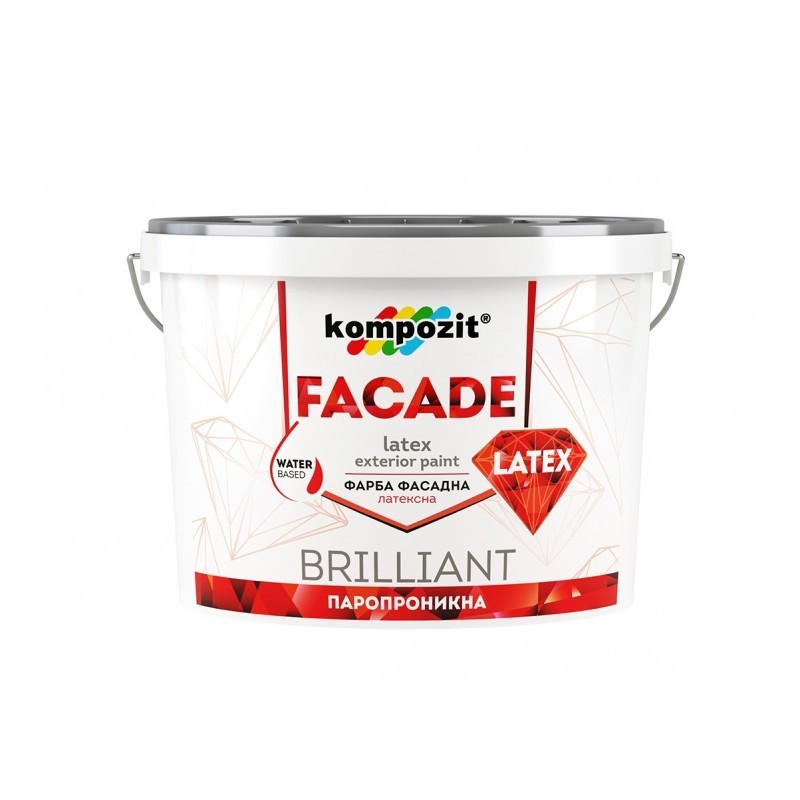 

Фасадная краска Kompozit FACADE LATEX 4,2 кг