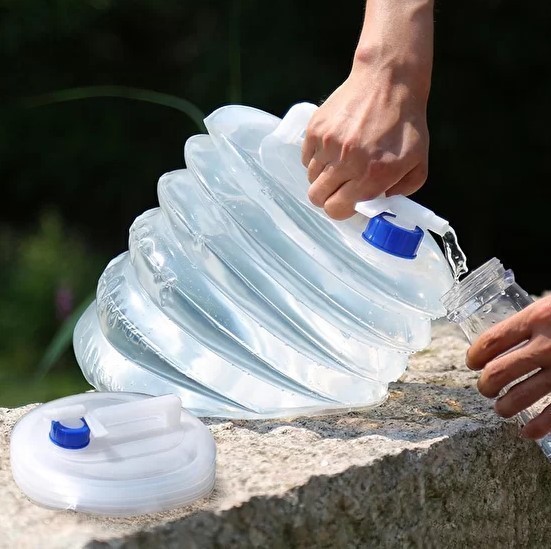 

Складная канистра для воды с краником 15 л