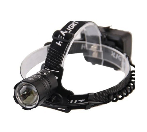 

Налобный шахтерский фонарь Headlamp T6004 светодиод XHP70 Черный