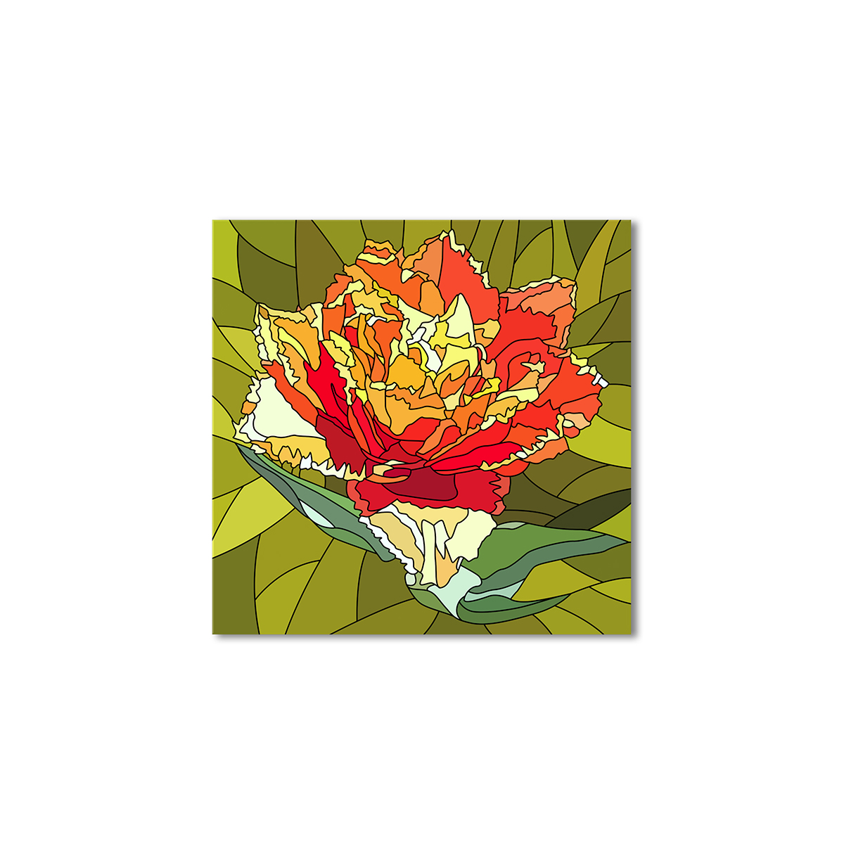 

Модульная картина Artel «Мозаика из цветка» 100x100 см