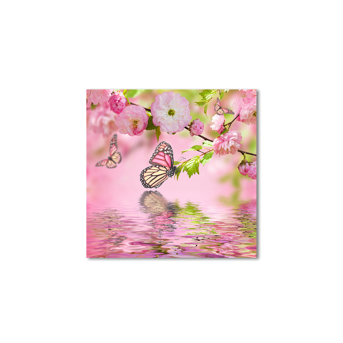

Модульная картина Artel «Вишня с бабочкой» 120x120 см