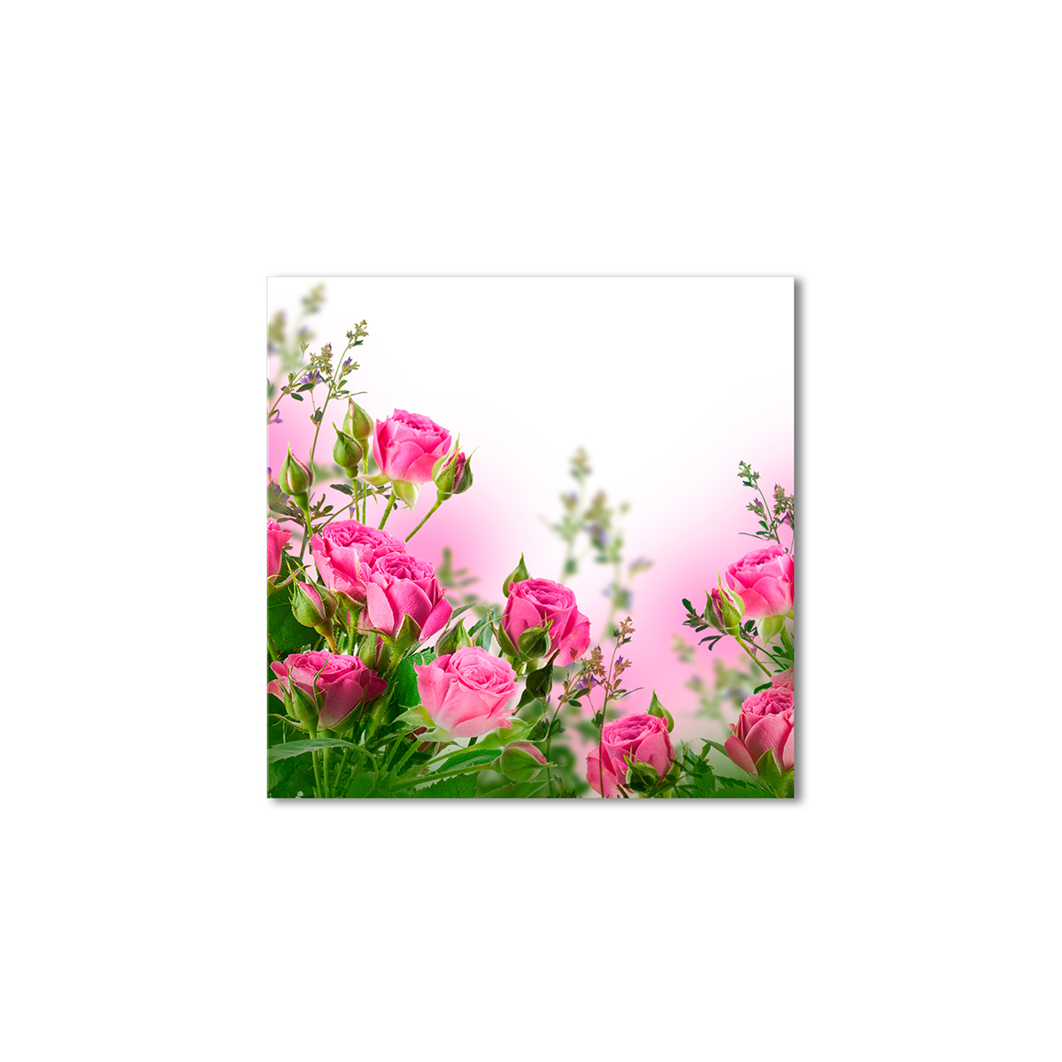 

Модульная картина Artel «Маленькие розовые розы» 120x120 см