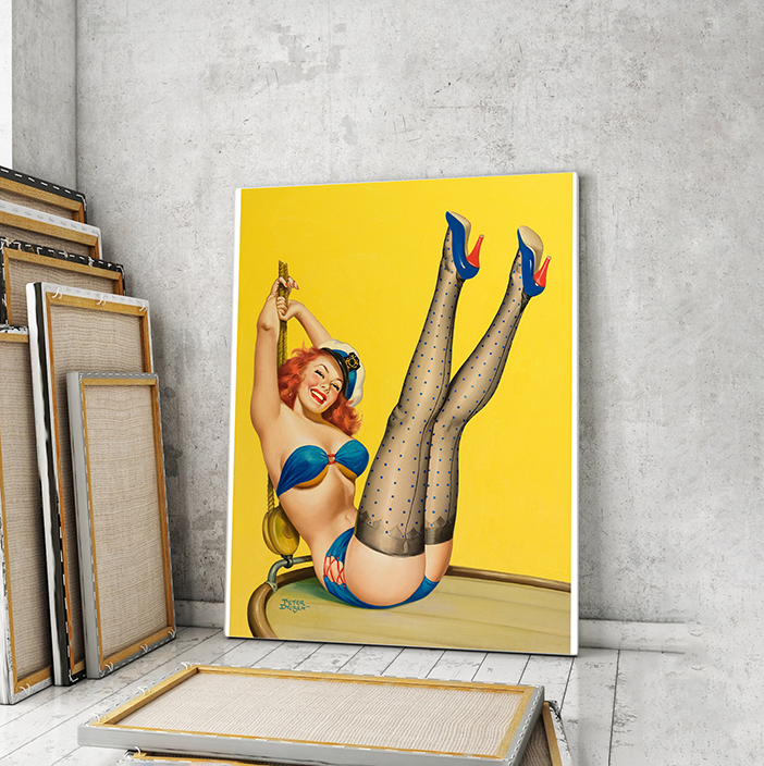 

Модульная картина Artel «Флирт Морячка. Питер Дрибен» 105x70 см