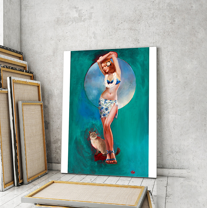 

Модульная картина Artel «Девушка показывает животик» 150x100 см