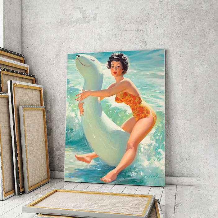 

Модульная картина Artel «Езда на водной игрушке. Билл Мэдкалф» 150x100 см