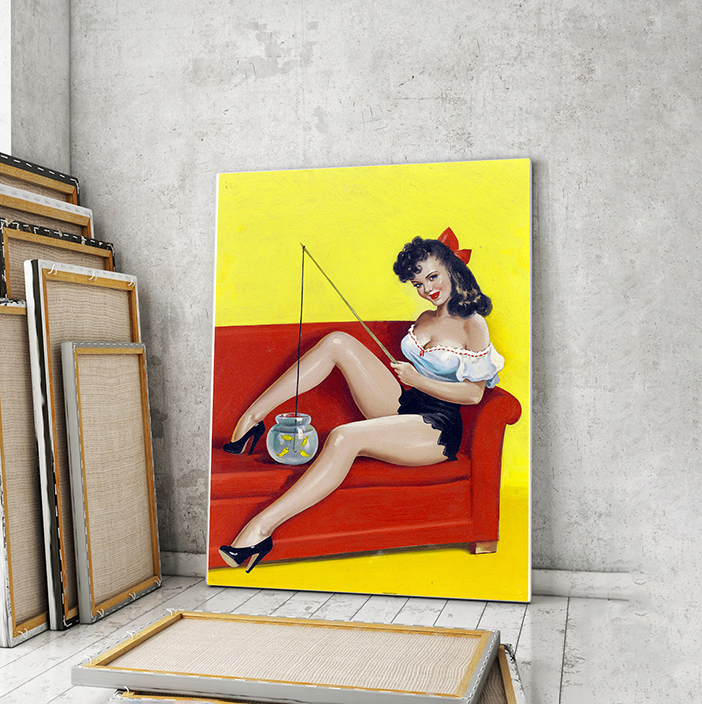 

Модульная картина Artel «Забавная рыбалка. Питер Дрибен» 105x70 см