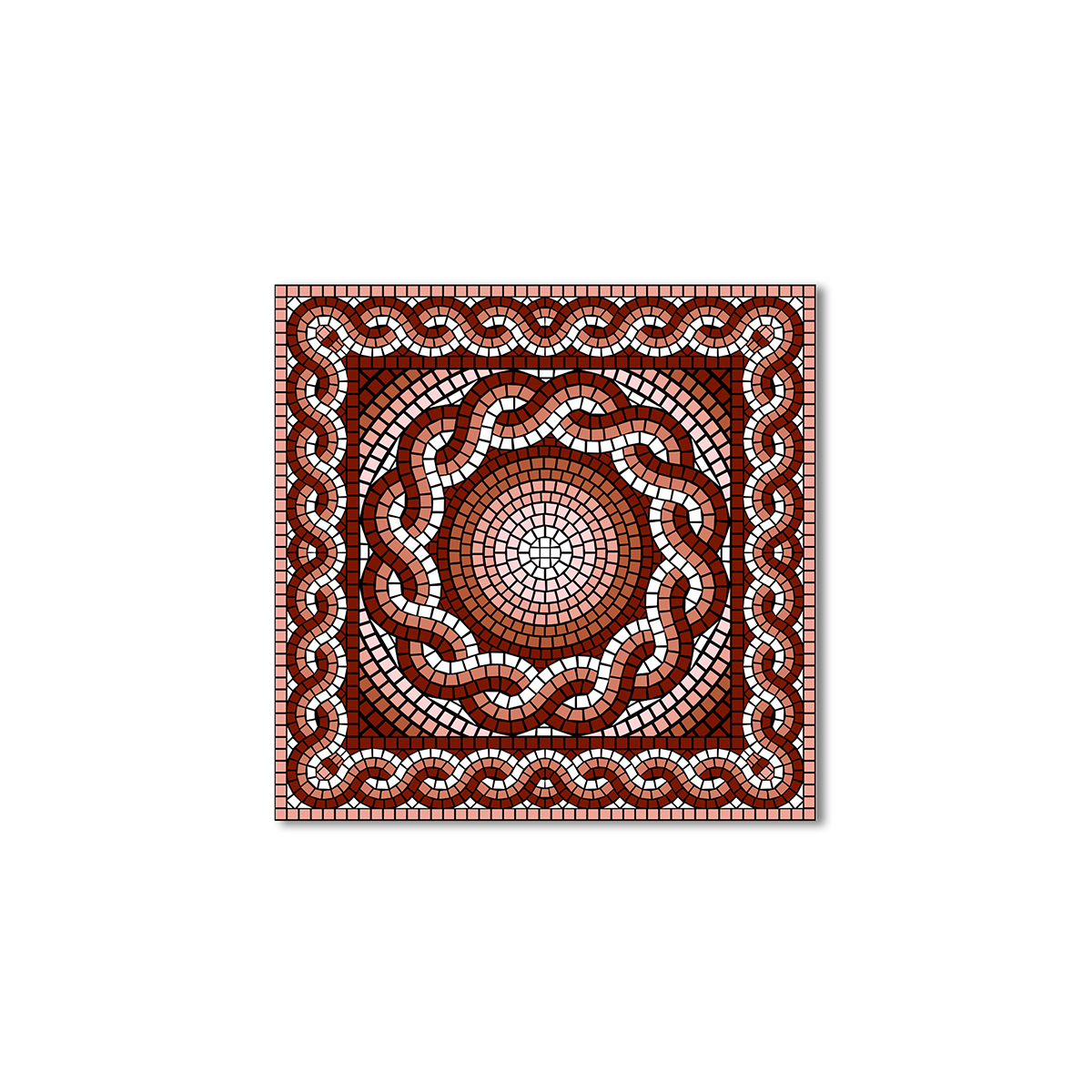 

Модульная картина Artel «Коричневая мозаика» 50x50 см