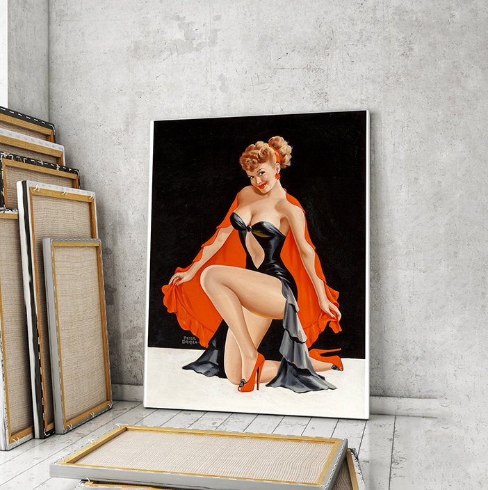 

Модульная картина Artel «В красной накидке. Питер Дрибен» 150x100 см