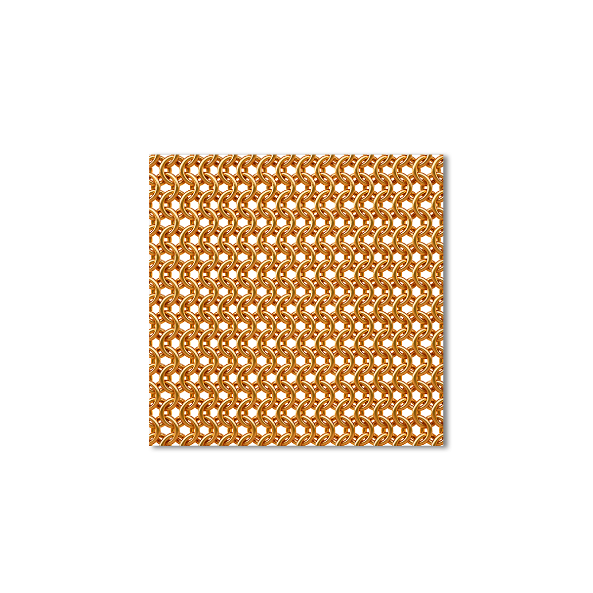 

Модульная картина Artel «Золотая металлическая кольчуга» 100x100 см