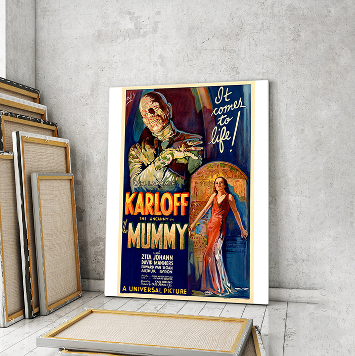 

Модульная картина Artel «Мумия», 1932. Режиссёр Карл Фройнд 90x60 см