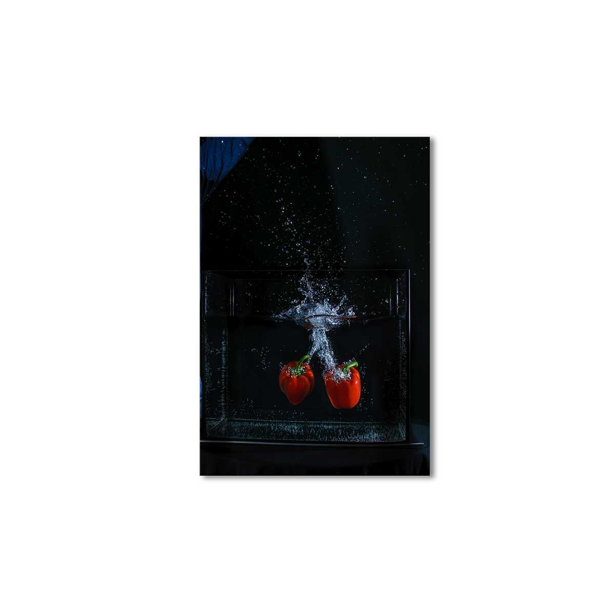 

Модульная картина Artel «Красные перцы и брызги воды» 150x100 см