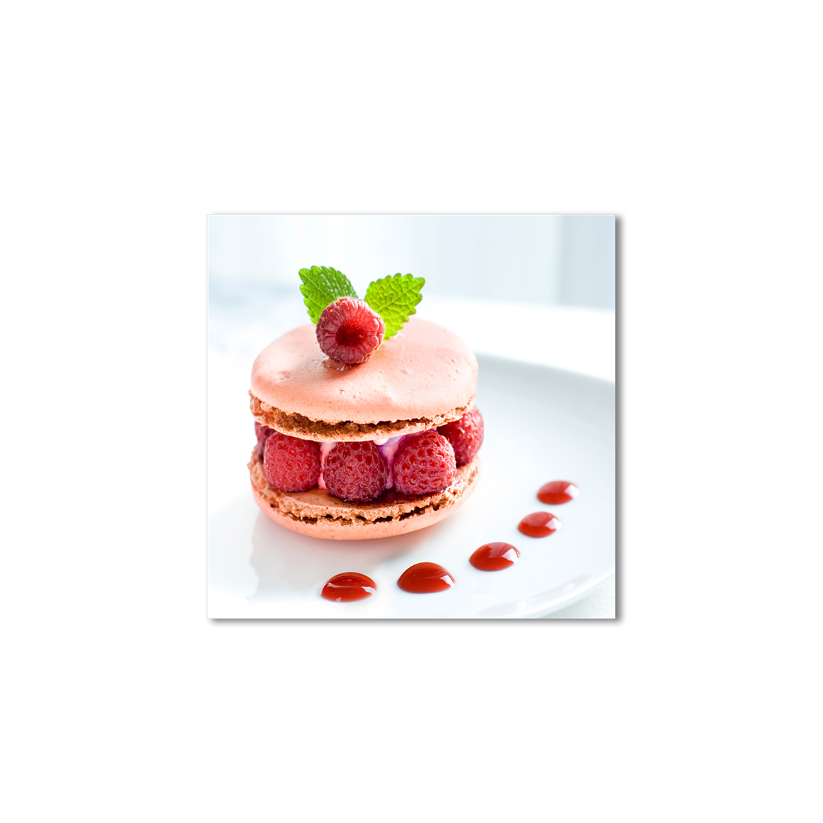 

Модульная картина Artel «Макарун с малиной» 50x50 см