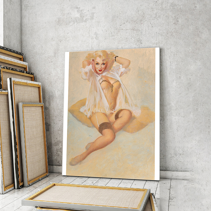 

Модульная картина Artel «Блонда в пеньюаре» 105x70 см