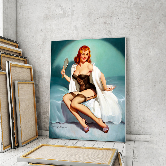 

Модульная картина Artel «Зеркальце скажи кто красивее. Гарри Экман» 75x50 см