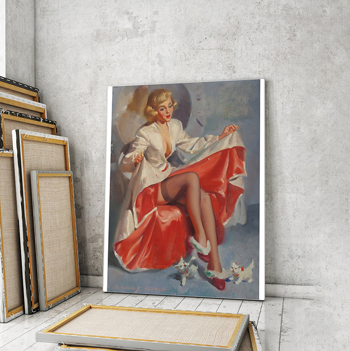 

Модульная картина Artel «Игривая с собачками» 120x80 см
