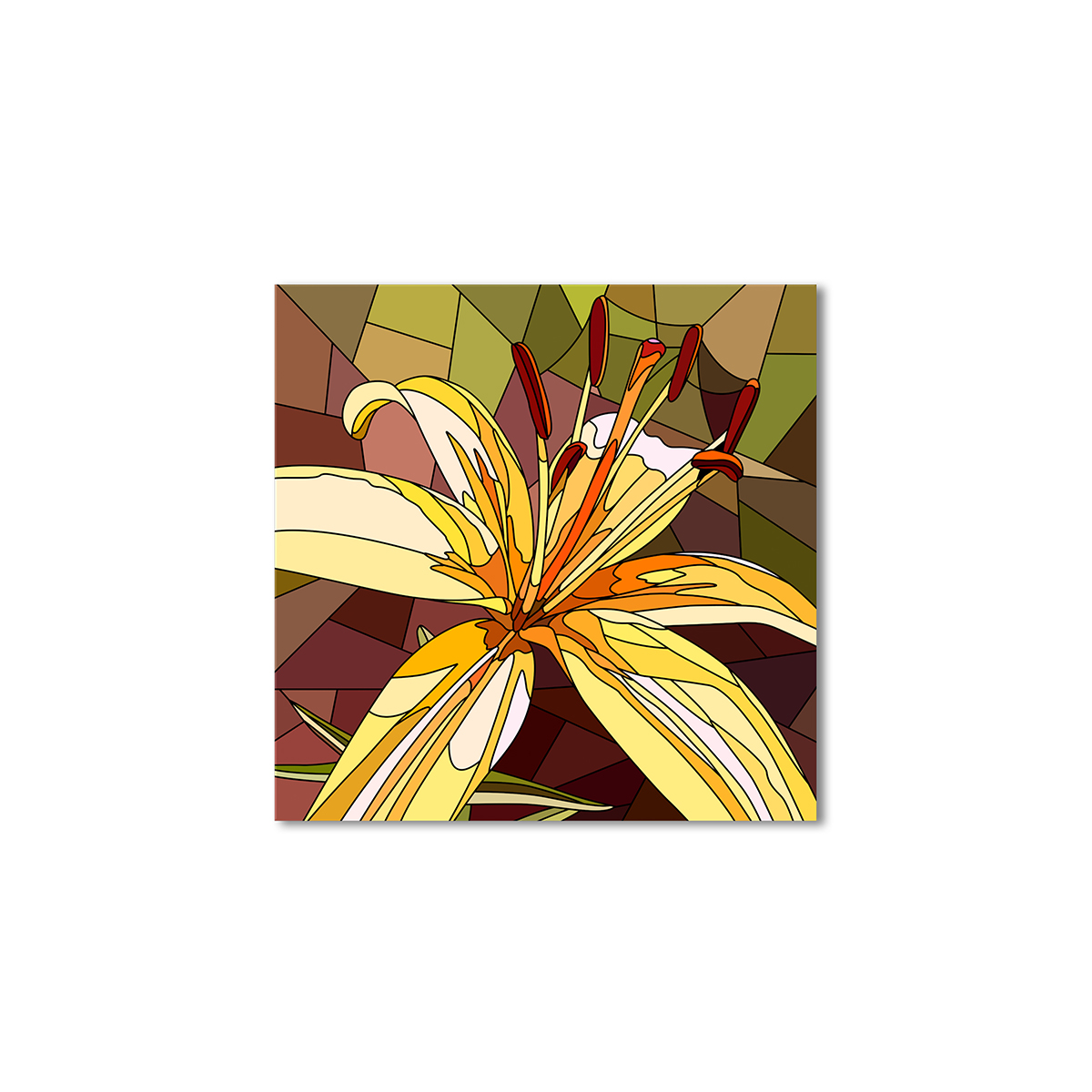 

Модульная картина Artel «Мозаика из цветка лилии» 100x100 см