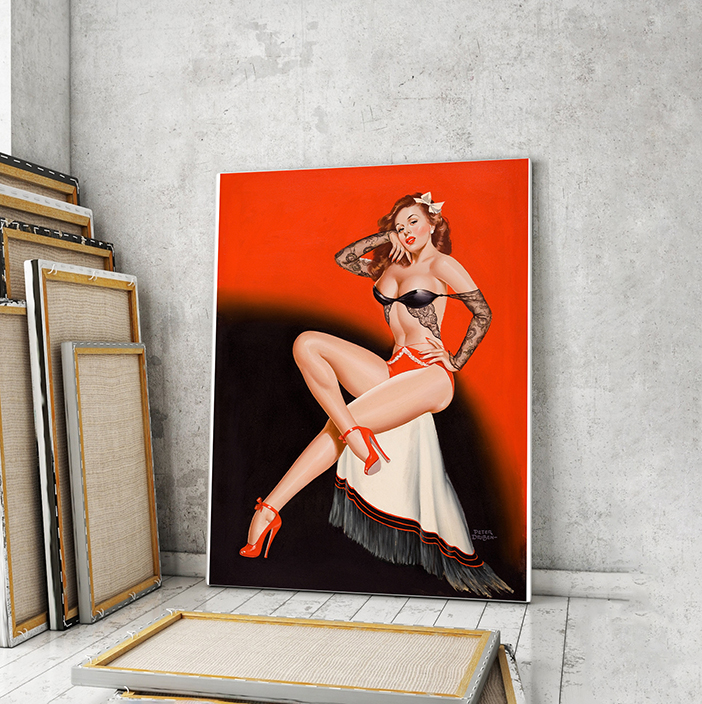 

Модульная картина Artel «Сексуальное кружевное белье. Питер Дрибен» 105x70 см