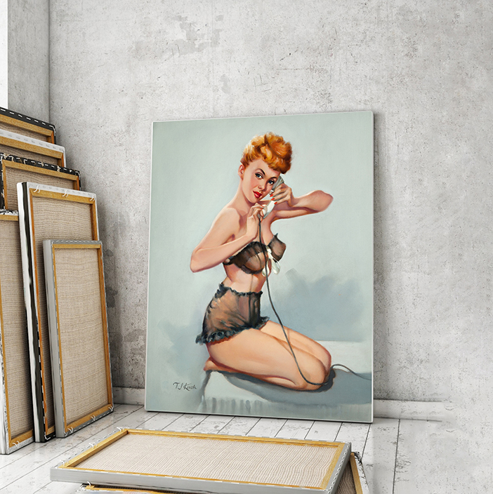 

Модульная картина Artel «В прозрачном белье. T.J. Kuck» 150x100 см