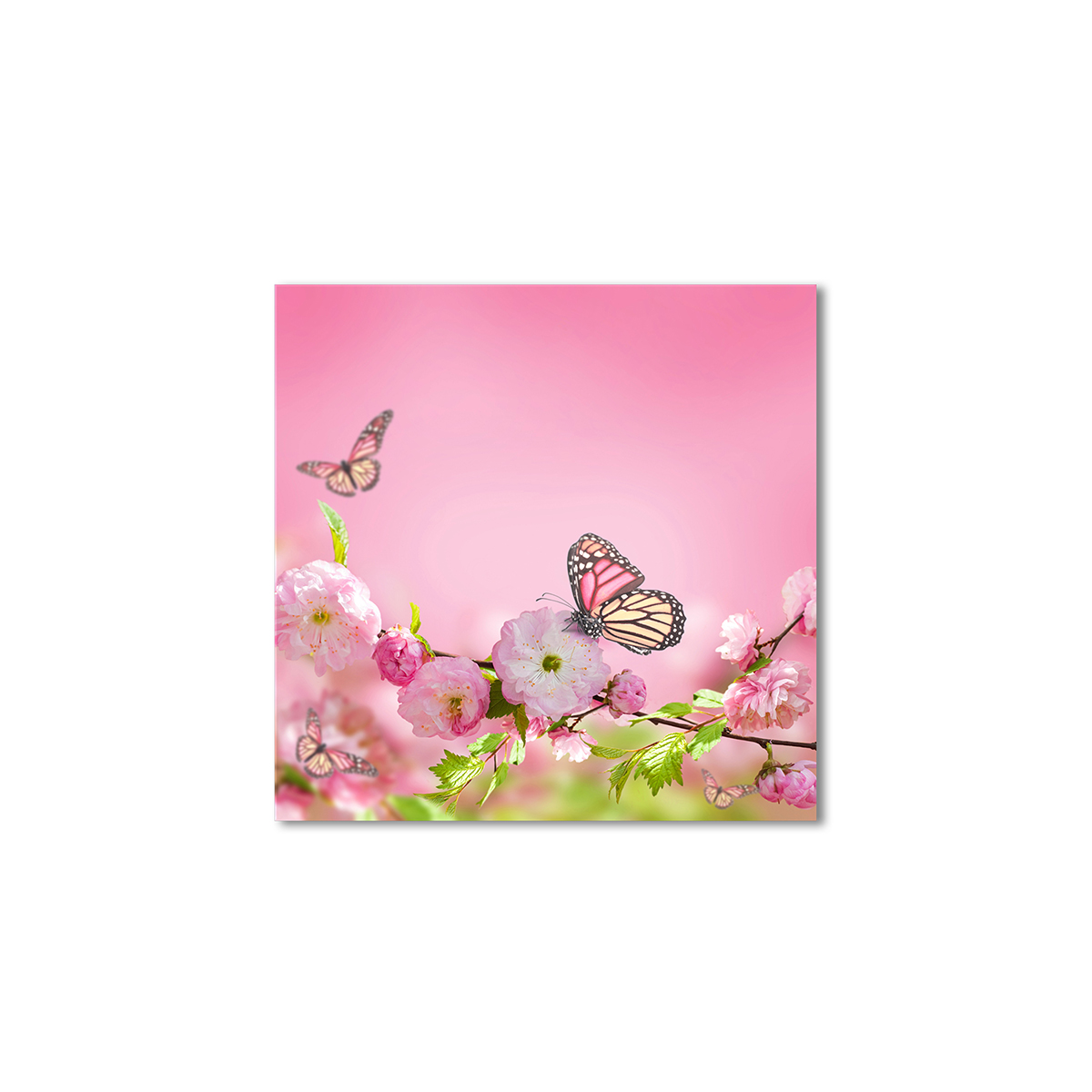 

Модульная картина Artel «Бабочки на цветениях» 120x120 см