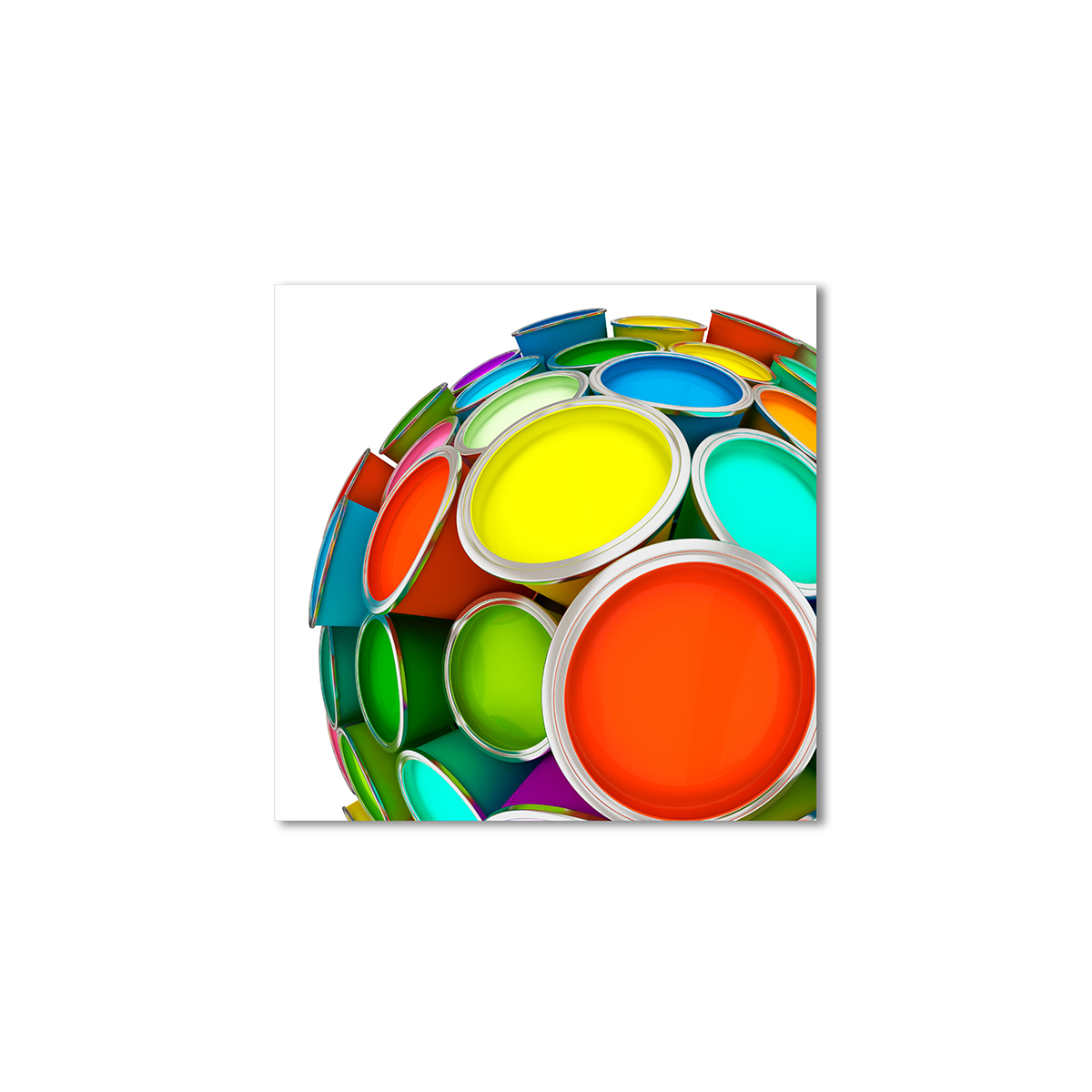 

Модульная картина Artel «Радужный шар» 60x60 см