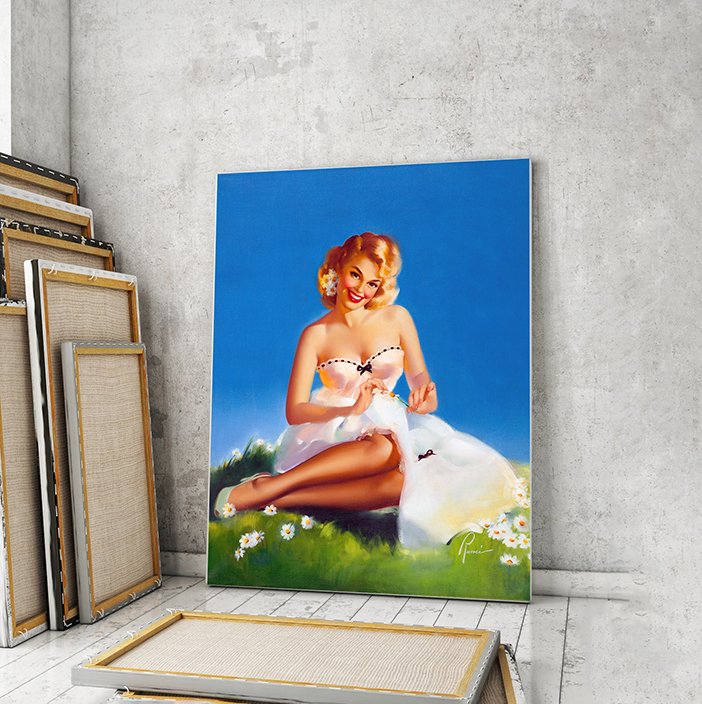 

Модульная картина Artel «Девушка на поле ромашек. Эдвард Рунчи» 105x70 см